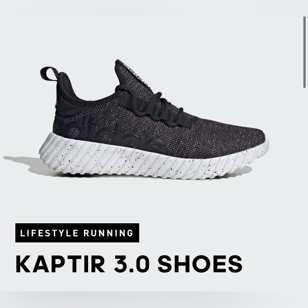 Adidas Kaptir 3.0 Men's Black Athletic Shoes (size 11)